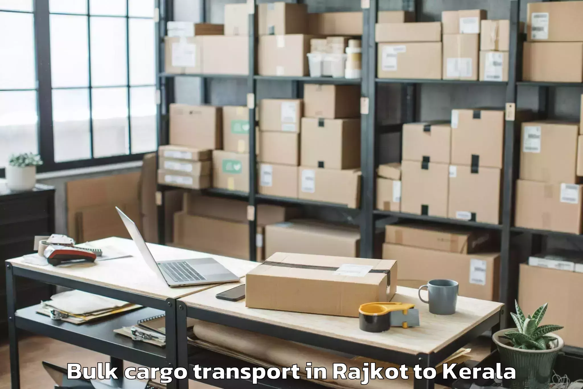 Top Rajkot to Kottarakkara Bulk Cargo Transport Available